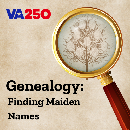 Genealogy: Finding Maiden Names 